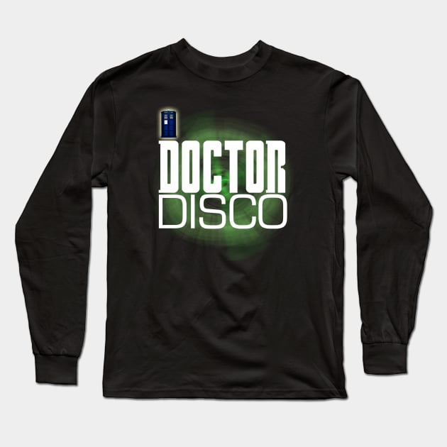 Doctor Disco Long Sleeve T-Shirt by scoffin